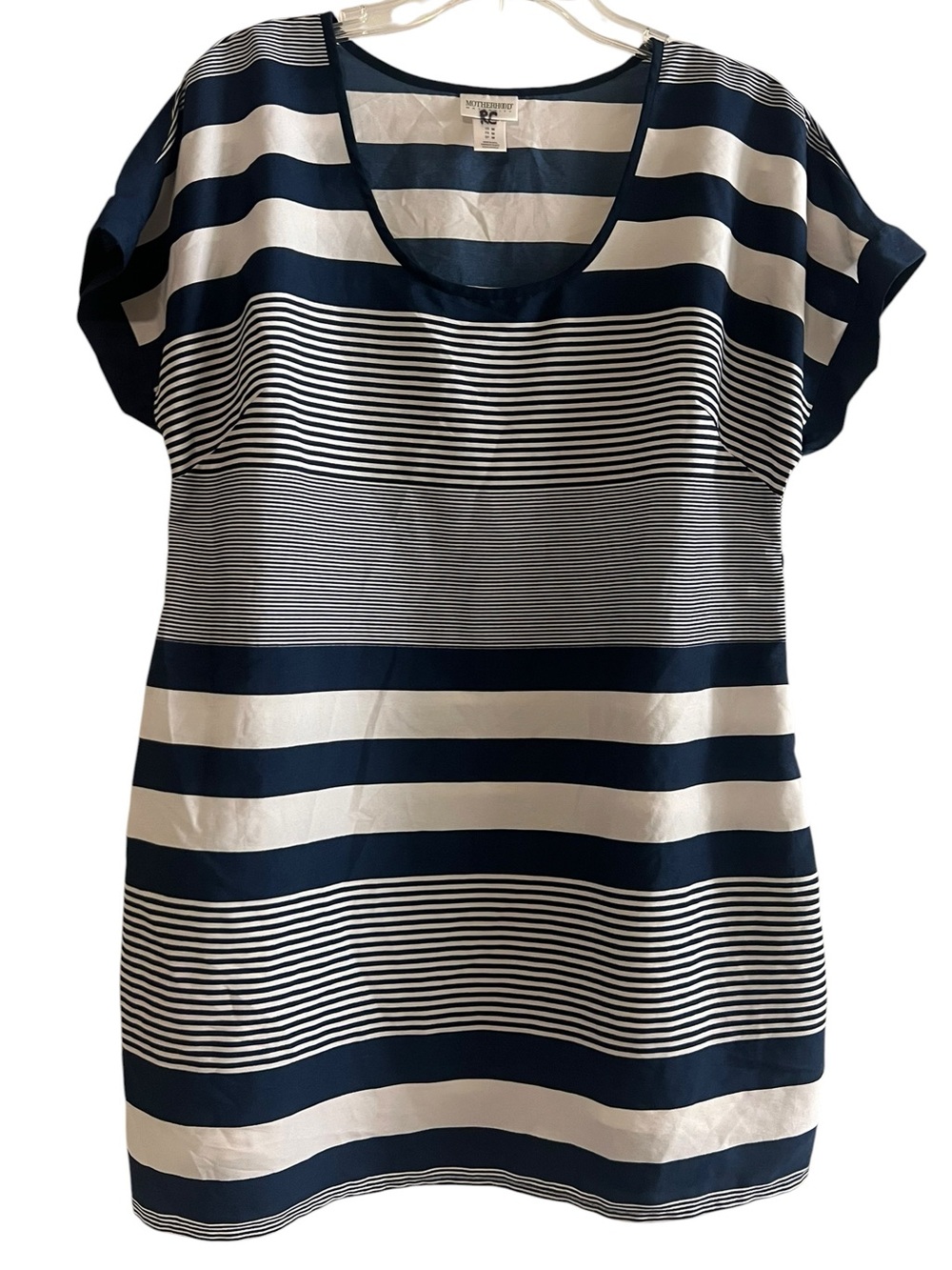 Motherhood Maternity Striped Short Sleeve Top US M